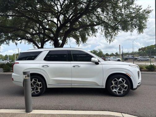 Hyper White 2022 Hyundai PALISADE Calligraphy