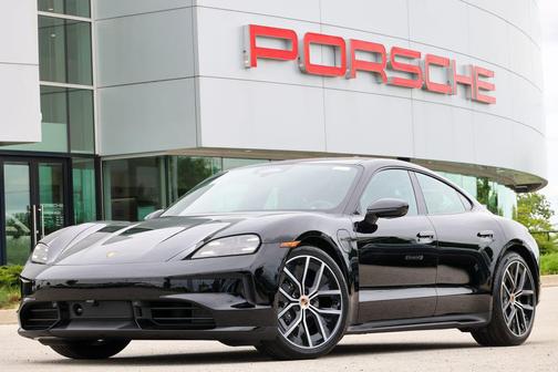 Black 2026 Porsche Taycan 4