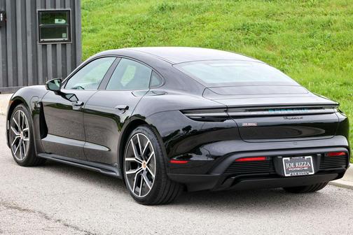 Black 2026 Porsche Taycan 4