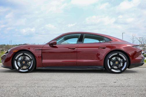 Cherry Metallic 2022 Porsche Taycan GTS