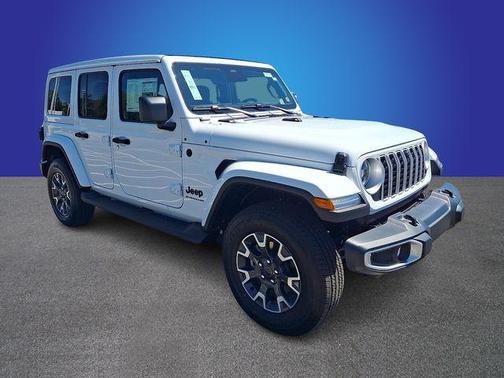 White 2026 Jeep Wrangler 4-Door Sahara 4x4