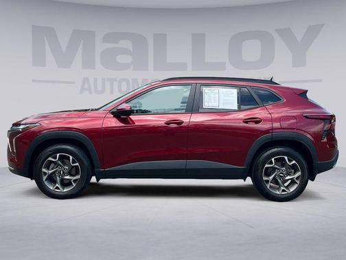 Crimson Metallic 2025 Chevrolet Trax LT