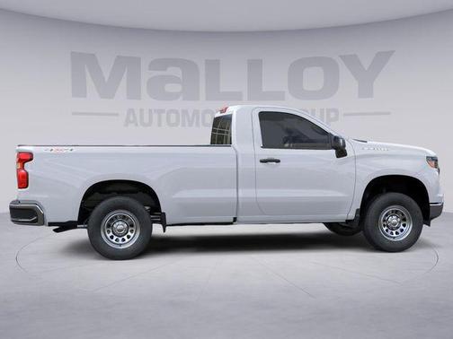Summit White 2025 Chevrolet Silverado 1500 WT