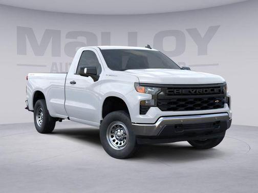 Summit White 2025 Chevrolet Silverado 1500 WT