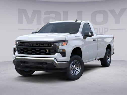 Summit White 2025 Chevrolet Silverado 1500 WT