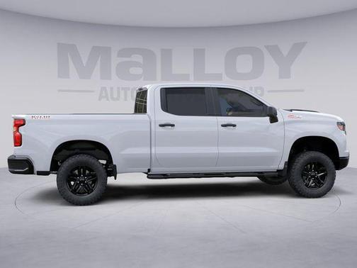 Summit White 2026 Chevrolet Silverado 1500 Custom Trail Boss