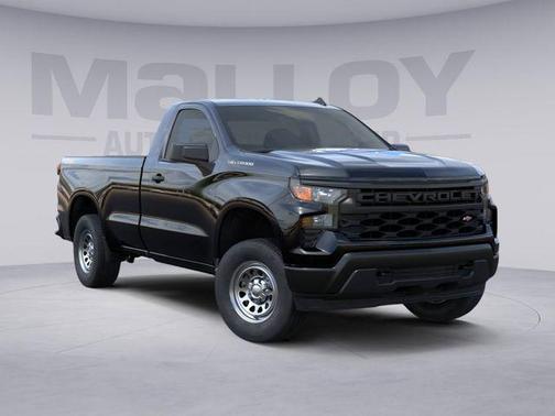 Black 2026 Chevrolet Silverado 1500 WT
