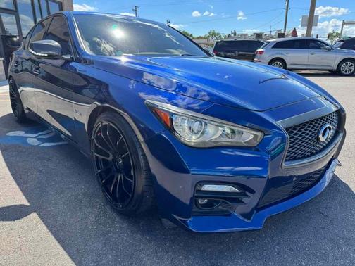 Gray 2016 INFINITI Q50 3.0T Red Sport 400