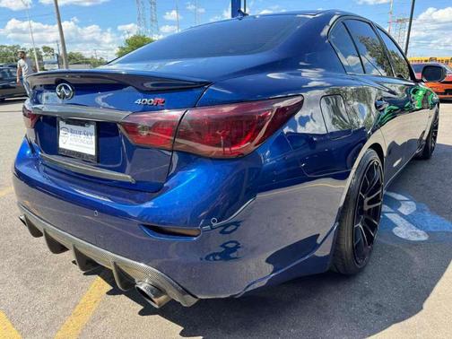 Gray 2016 INFINITI Q50 3.0T Red Sport 400