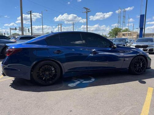 Gray 2016 INFINITI Q50 3.0T Red Sport 400