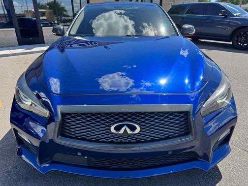 Gray 2016 INFINITI Q50 3.0T Red Sport 400