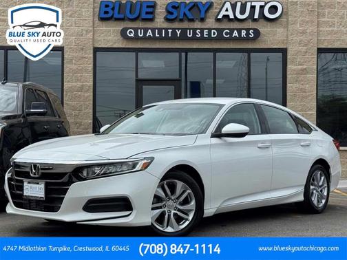 Platinum White Pearl 2020 Honda Accord LX 1.5T
