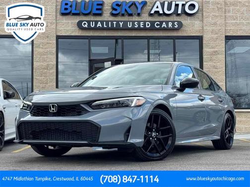 Urban Gray Pearl 2025 Honda Civic Hybrid