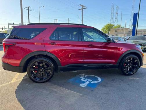 Rapid Red Metallic Tinted Clearcoat 2020 Ford Explorer ST