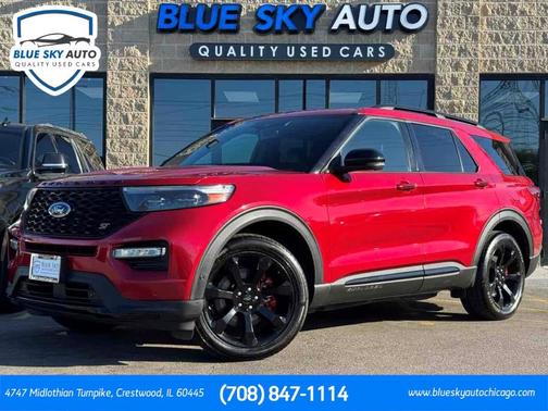Rapid Red Metallic Tinted Clearcoat 2020 Ford Explorer ST