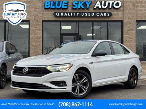 Pure White 2019 Volkswagen Jetta 1.4T R-Line