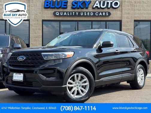 Agate Black Metallic 2021 Ford Explorer Base