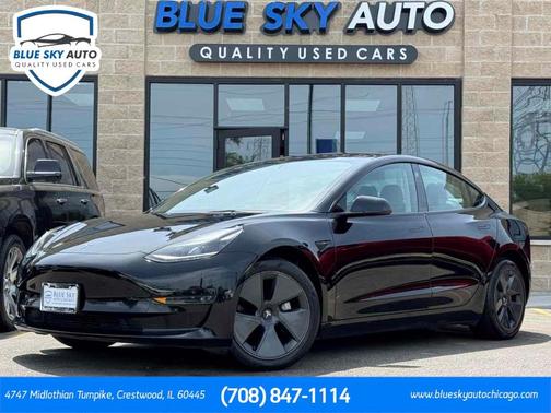 Black 2023 Tesla Model 3 Base
