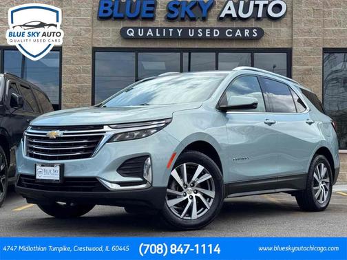 Seaglass Blue Metallic 2022 Chevrolet Equinox Premier