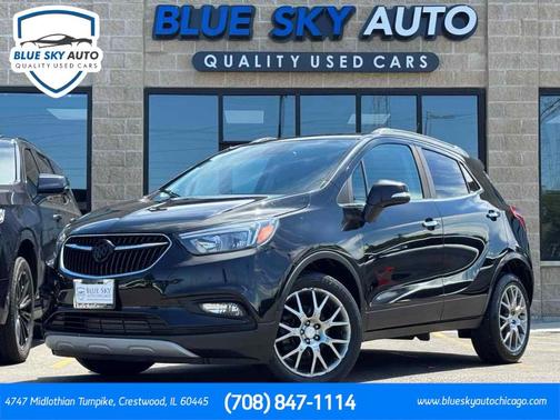 Ebony Twilight Metallic 2018 Buick Encore Sport Touring