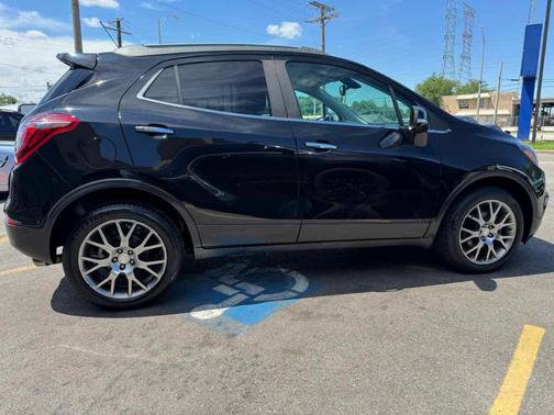 Ebony Twilight Metallic 2018 Buick Encore Sport Touring