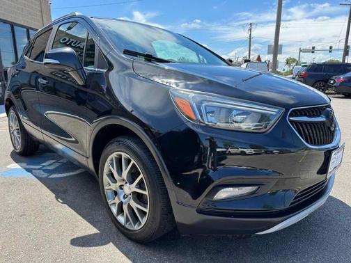 Ebony Twilight Metallic 2018 Buick Encore Sport Touring