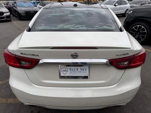 Pearl White 2016 Nissan Maxima 3.5 Platinum