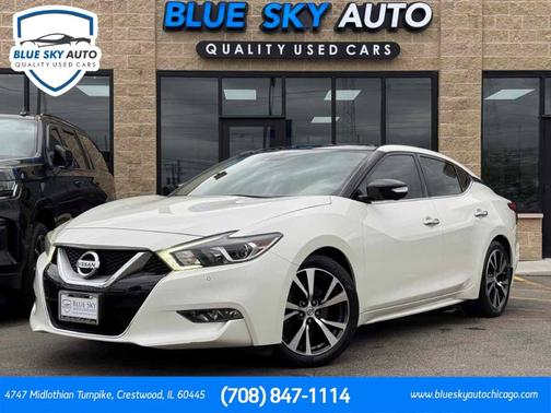 Pearl White 2016 Nissan Maxima 3.5 Platinum
