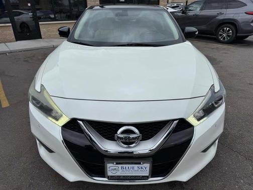 Pearl White 2016 Nissan Maxima 3.5 Platinum