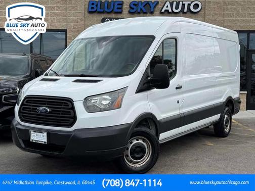 Oxford White 2016 Ford Transit-250 148 WB Medium Roof Cargo