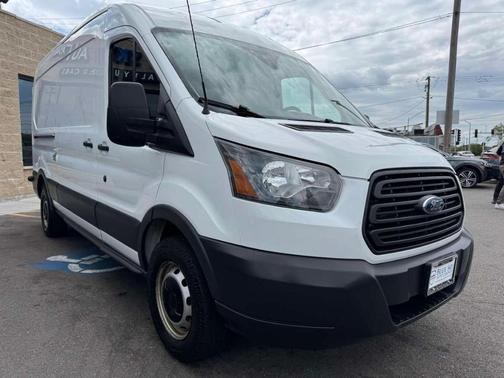 Oxford White 2016 Ford Transit-250 148 WB Medium Roof Cargo