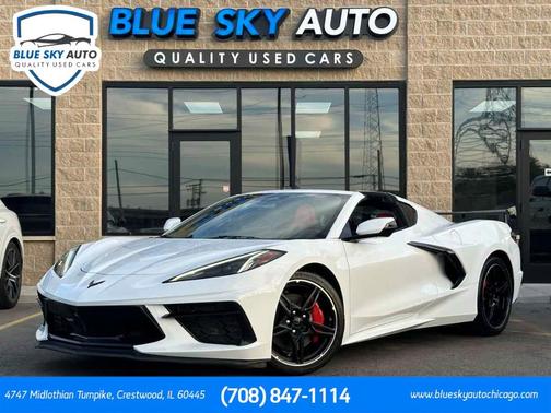 Arctic White 2024 Chevrolet Corvette Stingray w/1LT