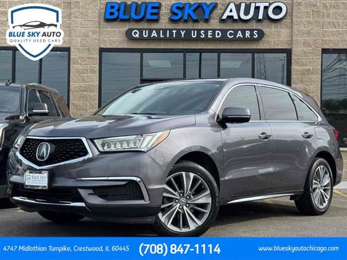 Modern Steel Metallic 2017 Acura MDX 3.5L w/Technology Package