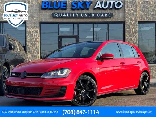 Tornado Red 2017 Volkswagen Golf GTI Autobahn 4-Door