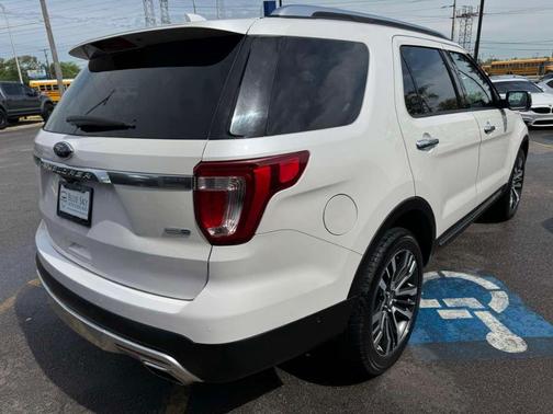 White Platinum Tri-Coat Metallic 2016 Ford Explorer Platinum