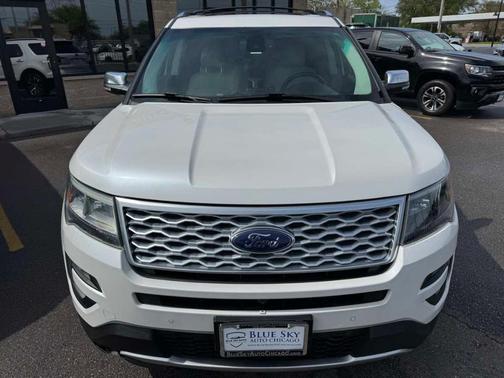 White Platinum Tri-Coat Metallic 2016 Ford Explorer Platinum