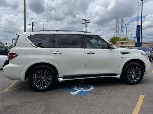 White 2019 Nissan Armada Platinum