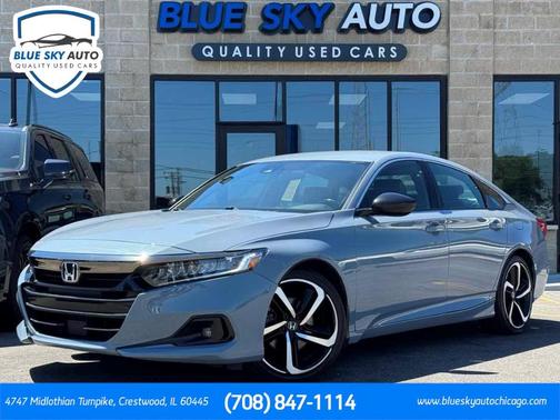 Sonic Gray Pearl 2022 Honda Accord Hybrid Sport