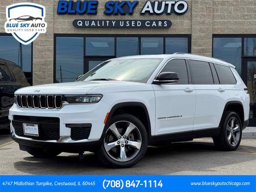 Bright White Clearcoat 2021 Jeep Grand Cherokee L Limited