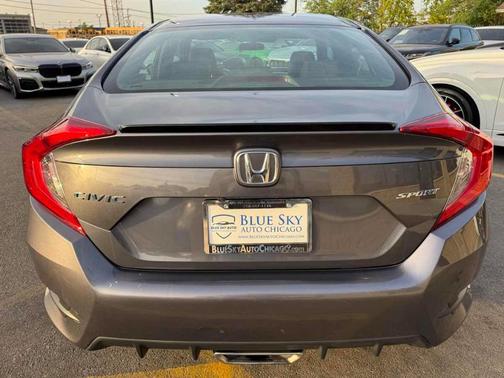 Modern Steel Metallic 2020 Honda Civic Sport
