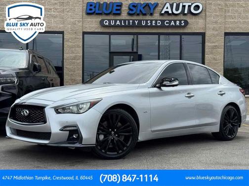 Liquid Platinum 2019 INFINITI Q50 3.0t Sport