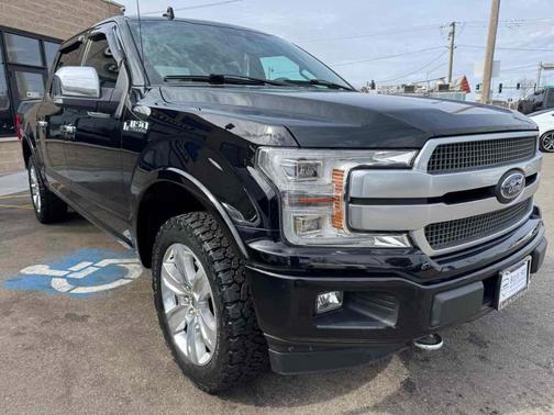 Shadow Black 2018 Ford F-150 Platinum