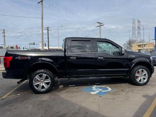 Shadow Black 2018 Ford F-150 Platinum