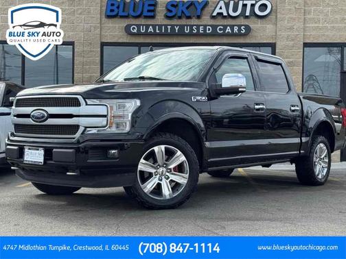 Shadow Black 2018 Ford F-150 Platinum