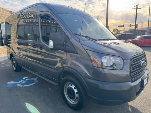 Shadow Black 2017 Ford Transit-250 148 WB Medium Roof Cargo