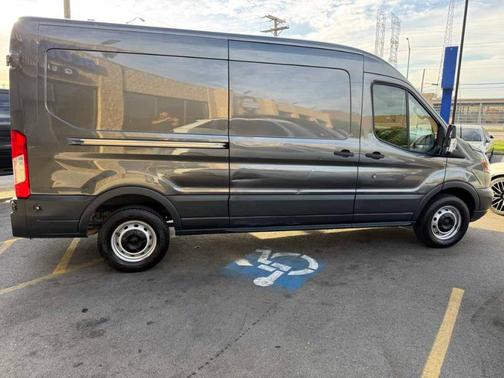 Shadow Black 2017 Ford Transit-250 148 WB Medium Roof Cargo