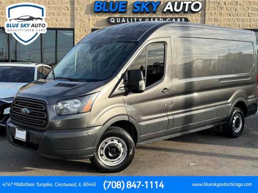 Shadow Black 2017 Ford Transit-250 148 WB Medium Roof Cargo