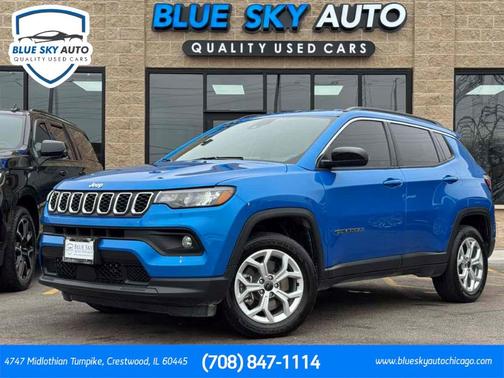 Hydro Blue Pearlcoat 2025 Jeep Compass Latitude