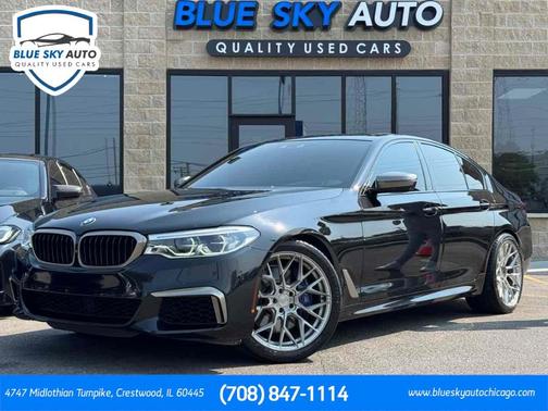 Black Sapphire Metallic 2019 BMW M550 i xDrive
