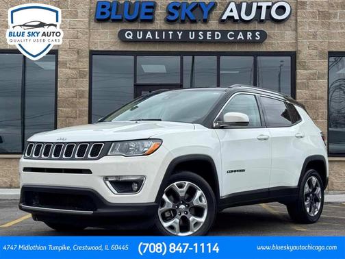 White Clearcoat 2021 Jeep Compass Limited